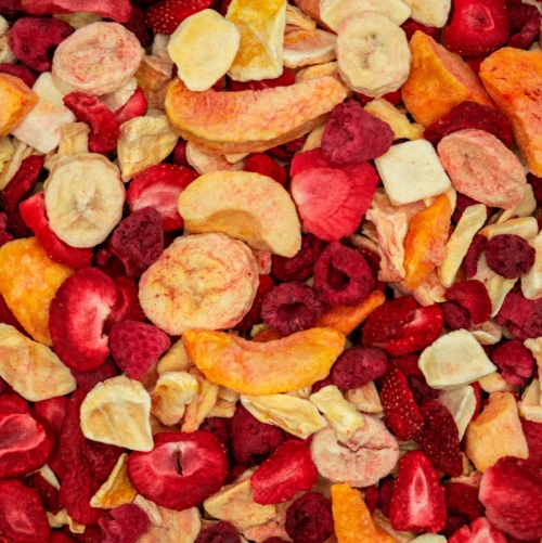 Sušené ovoce, lyofilizované ovoce Grizly