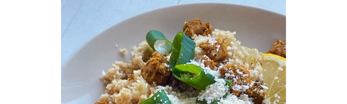 Veganský citronový kuskus