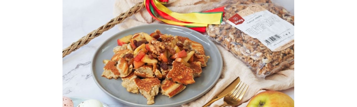 Velikonoční trhanec s jablky – jednoduchý tradiční recept