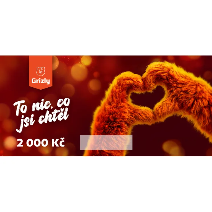 Dárkový elektronický poukaz 2000 Kč