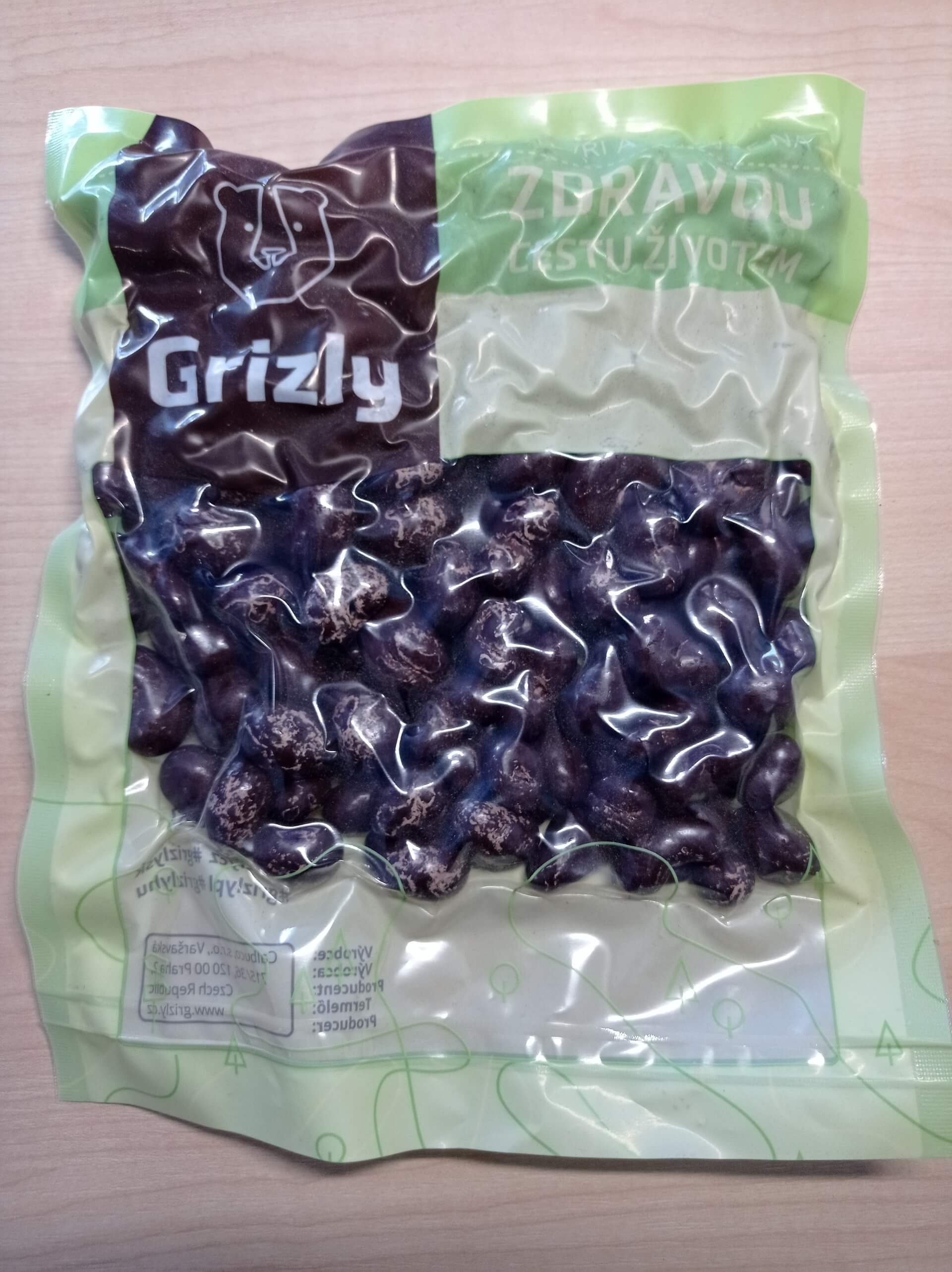 GRIZLY Kešu v 53% hořké čokoládě 500 g - poškozené Obrázek