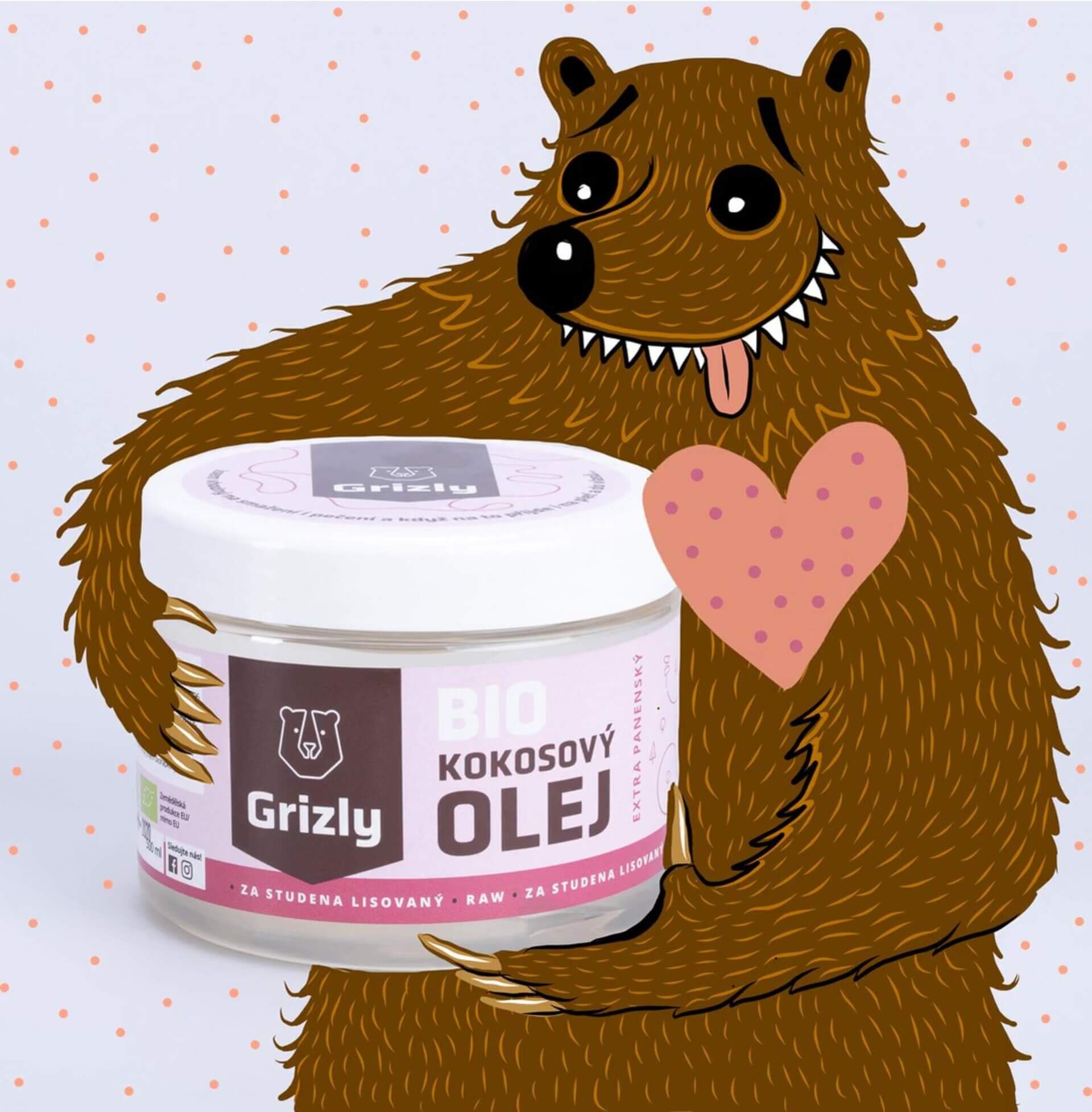 GRIZLY Kokosový olej panenský BIO 500 ml Obrázek