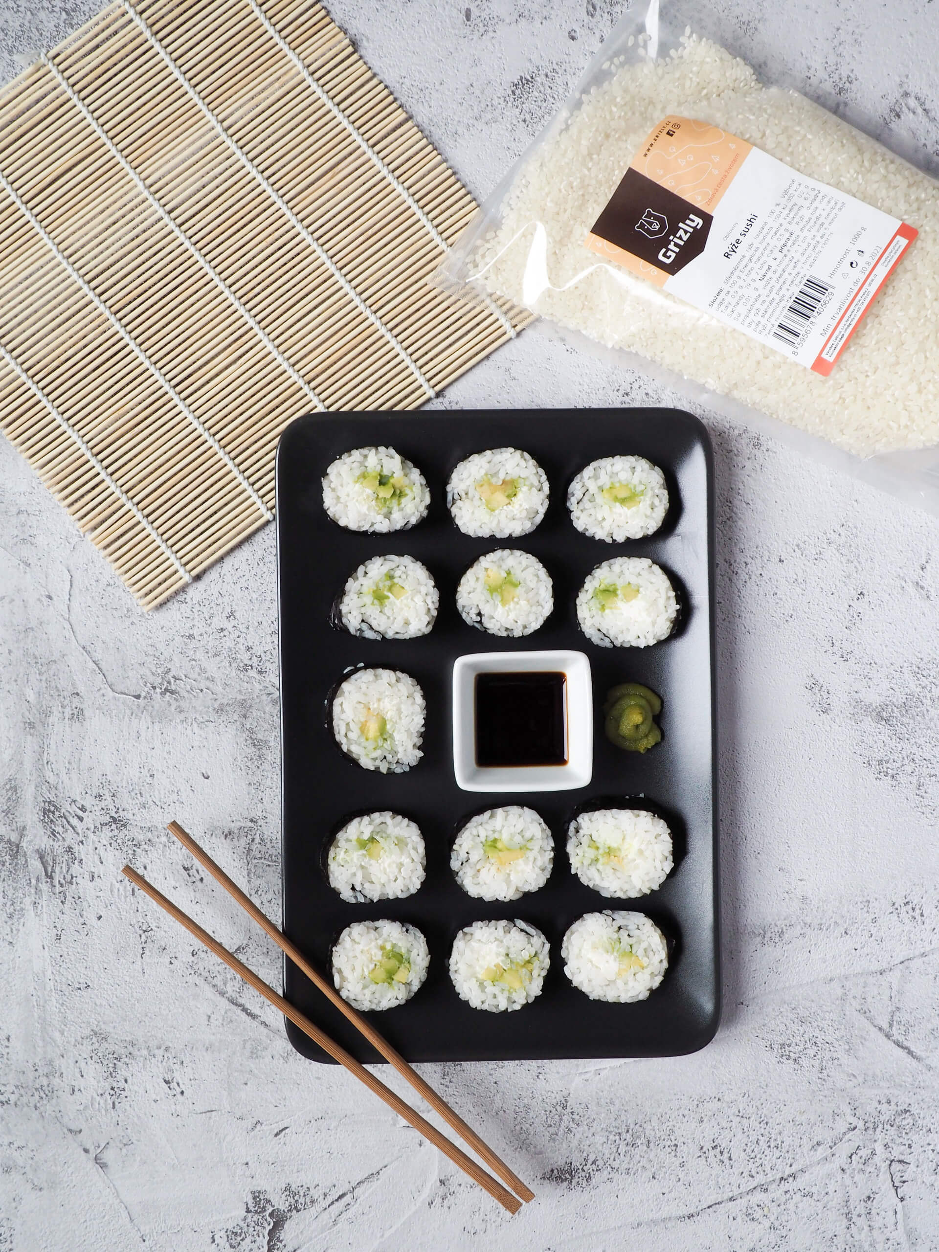 GRIZLY Rýže Sushi 1000 g