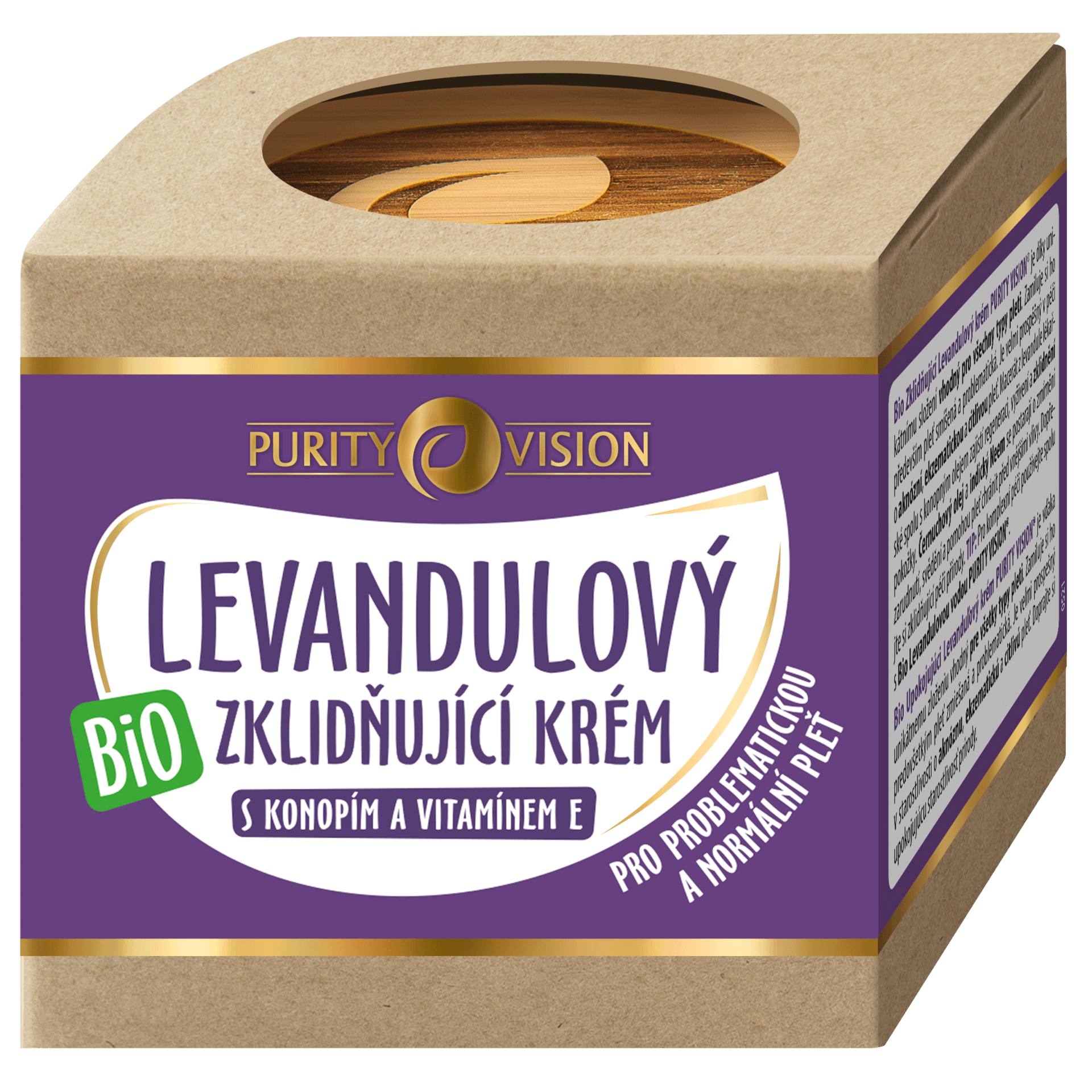 PURITY VISION - Levandulový krém zklidňující BIO, 40 ml Obrázek