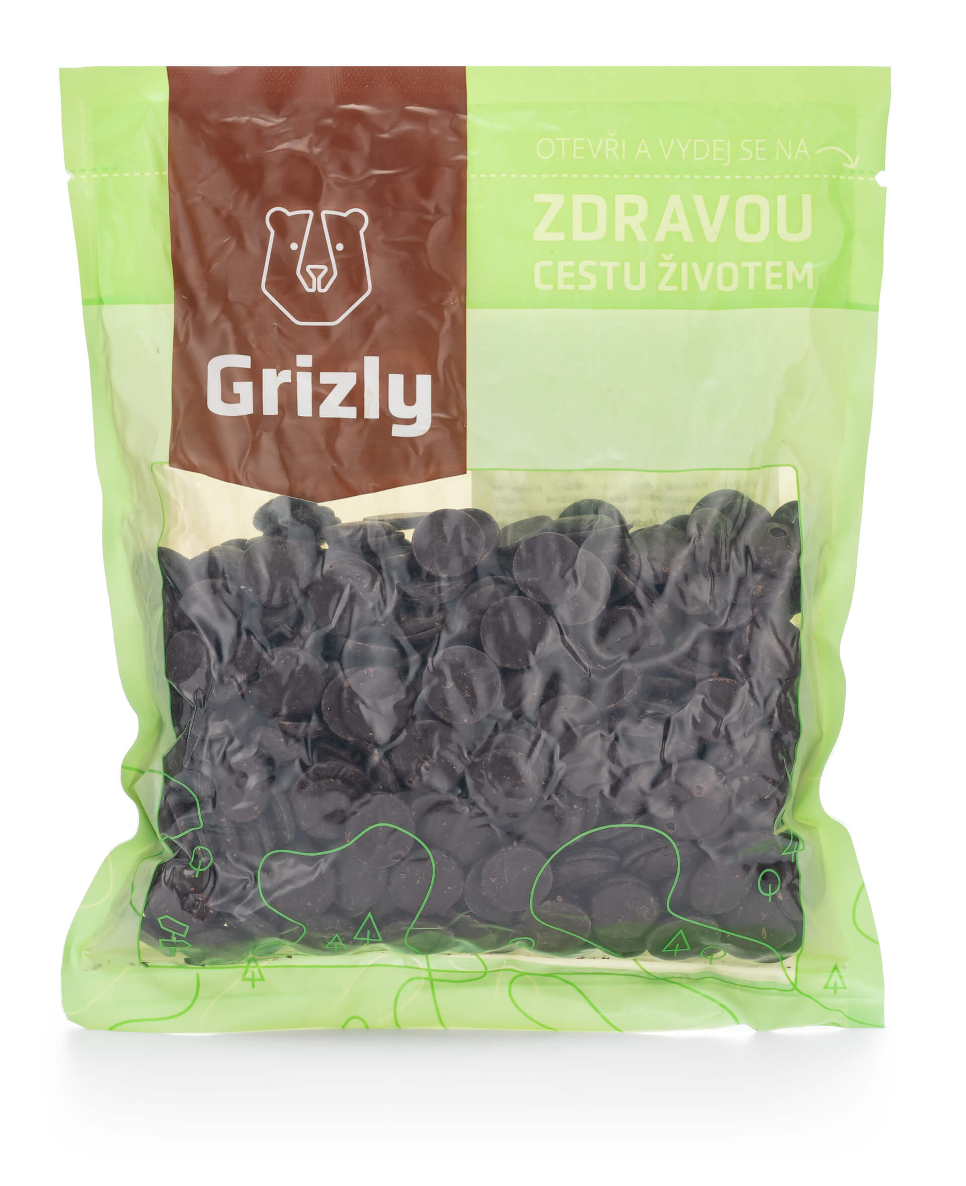 GRIZLY Hořká čokoláda 70% 500 g Obrázek