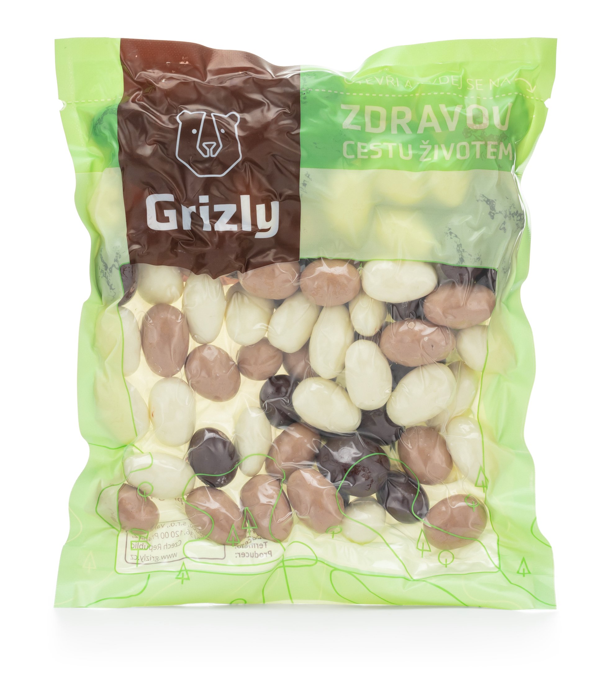 GRIZLY Mandle tříbarevné 500 g Obrázek