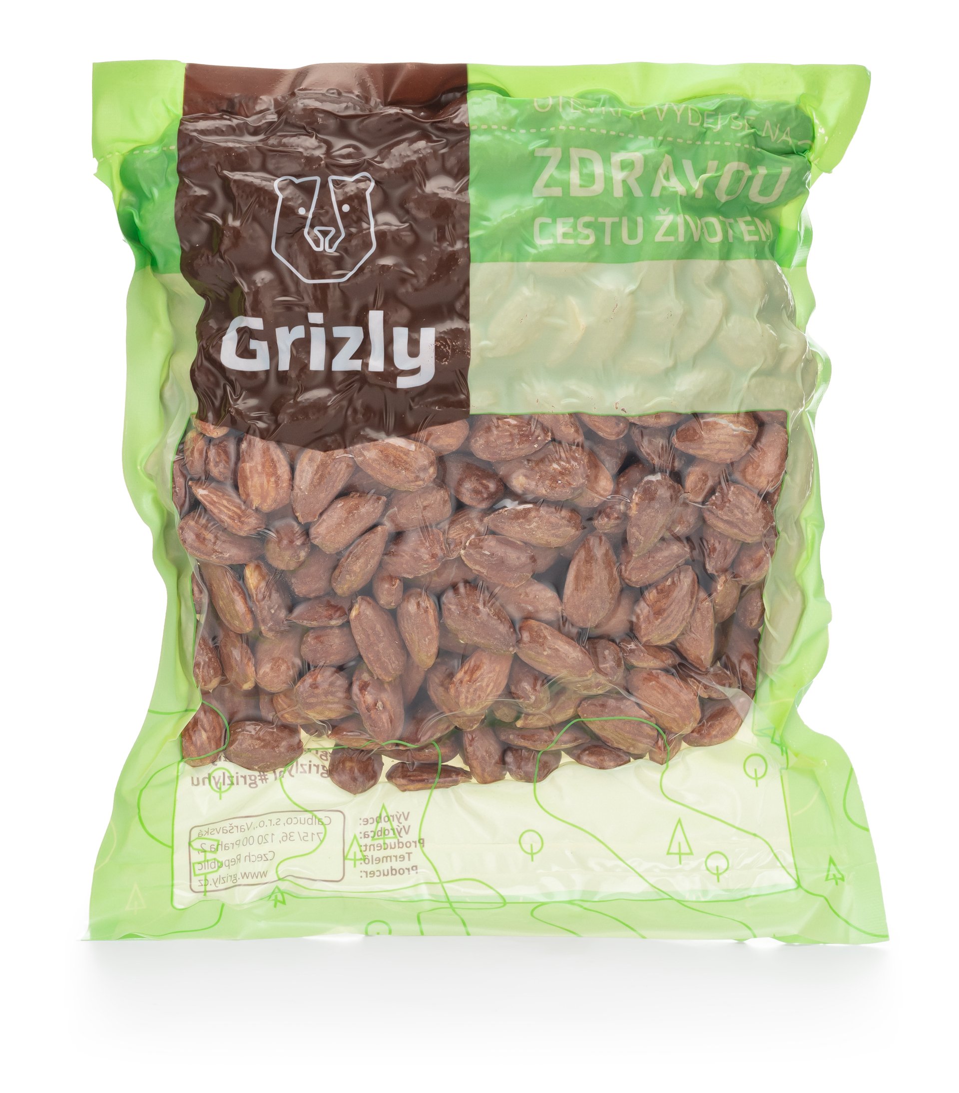 GRIZLY Mandle uzené 500 g Obrázek