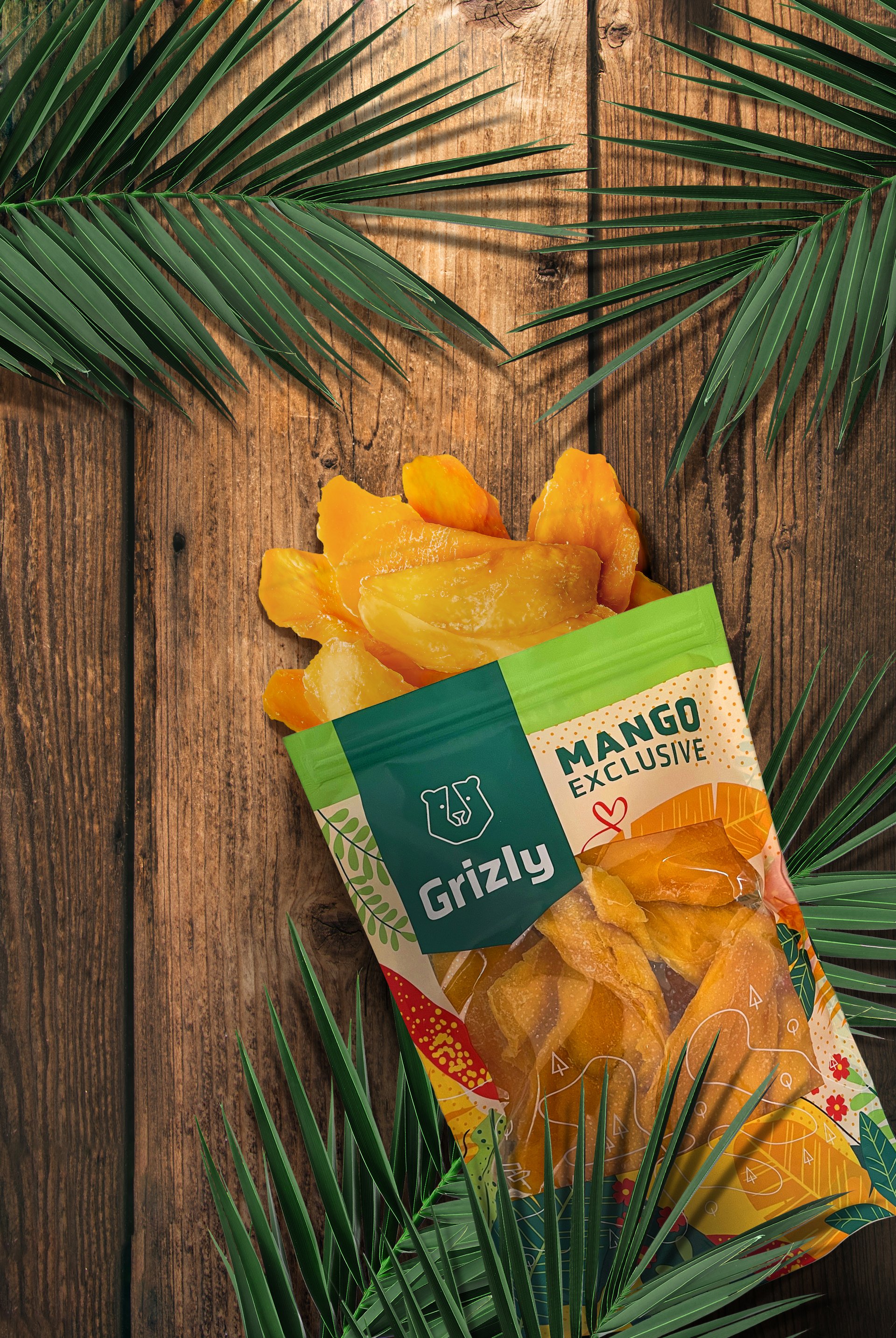 GRIZLY Mango sušené exclusive 500 g Obrázek