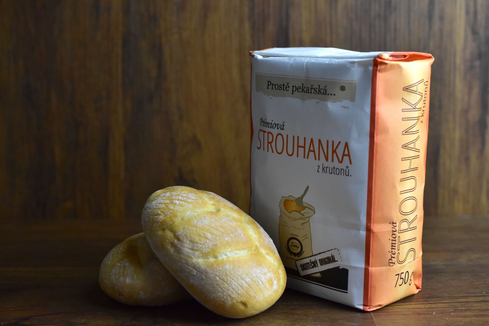 Prostě pekařská Strouhanka prémiová z krutonů 750 g Obrázek