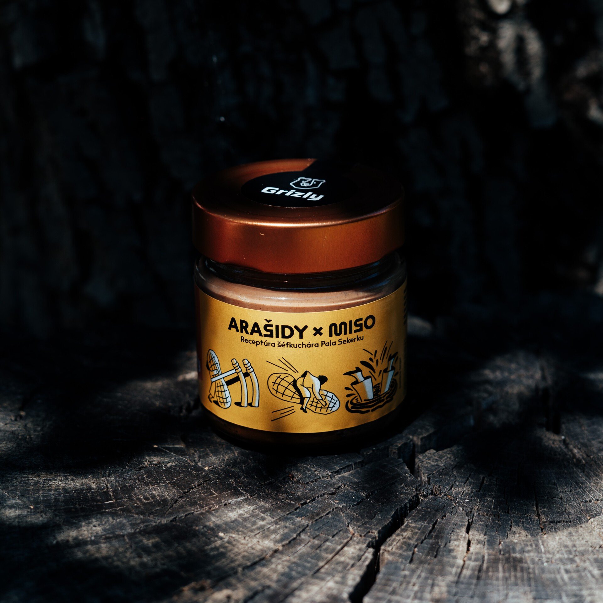 GRIZLY Arašídy a miso by Palo Sekerka 250 g Obrázek