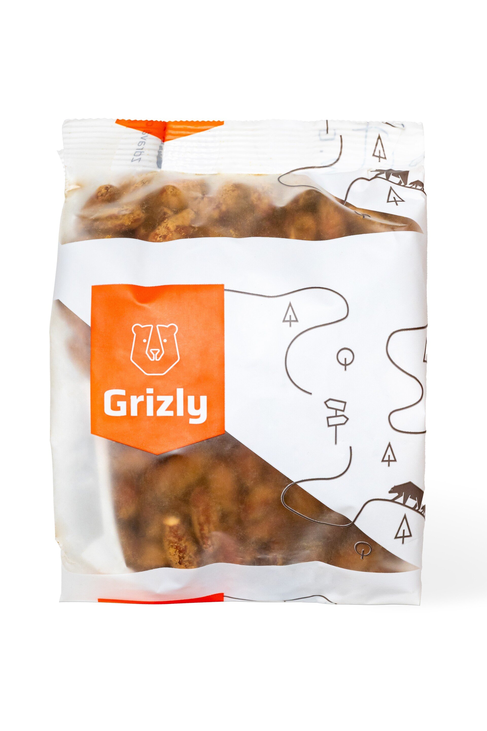 GRIZLY Mandle pražené solené s příchutí hořčice 500 g Obrázek