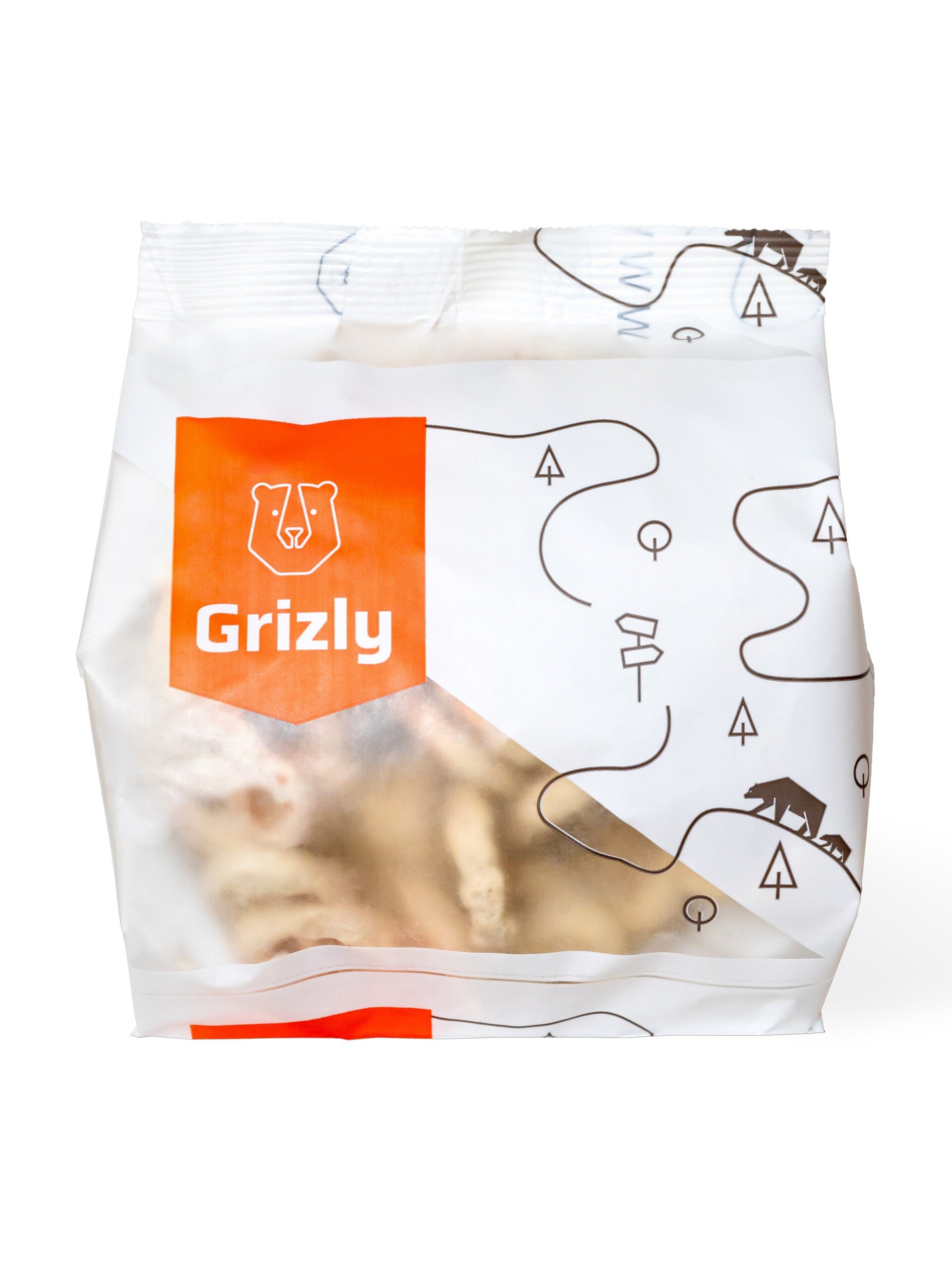 GRIZLY Preclíky v ořechovém krému a bílé čokoládě 250 g Obrázek