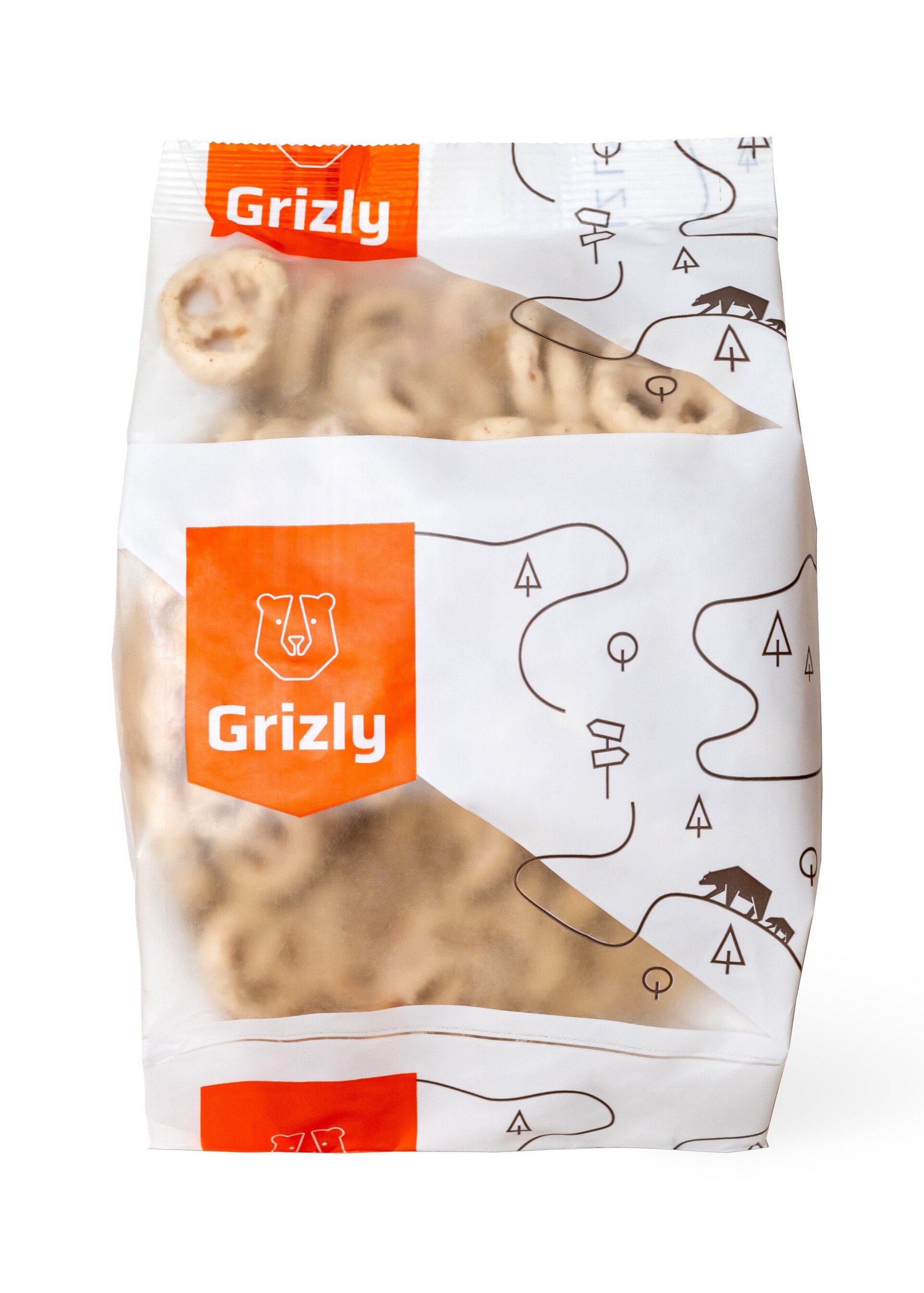 GRIZLY Preclíky v ořechovém krému a bílé čokoládě 500 g Obrázek