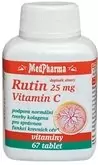 MedPharma Rutin 25 mg a vitamin C 67 tablet