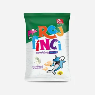 fínci kukuřičný snack - jemně solený