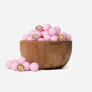 Křupavé kuličky růžové