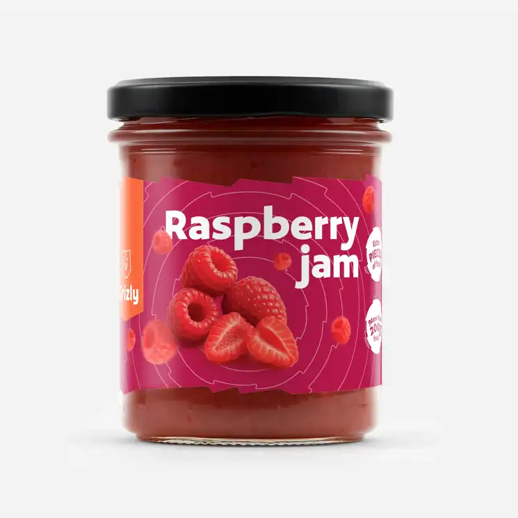 Malinový džem s extra kousky ovoce