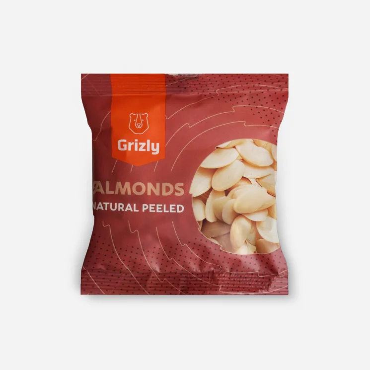 Mandle natural loupané