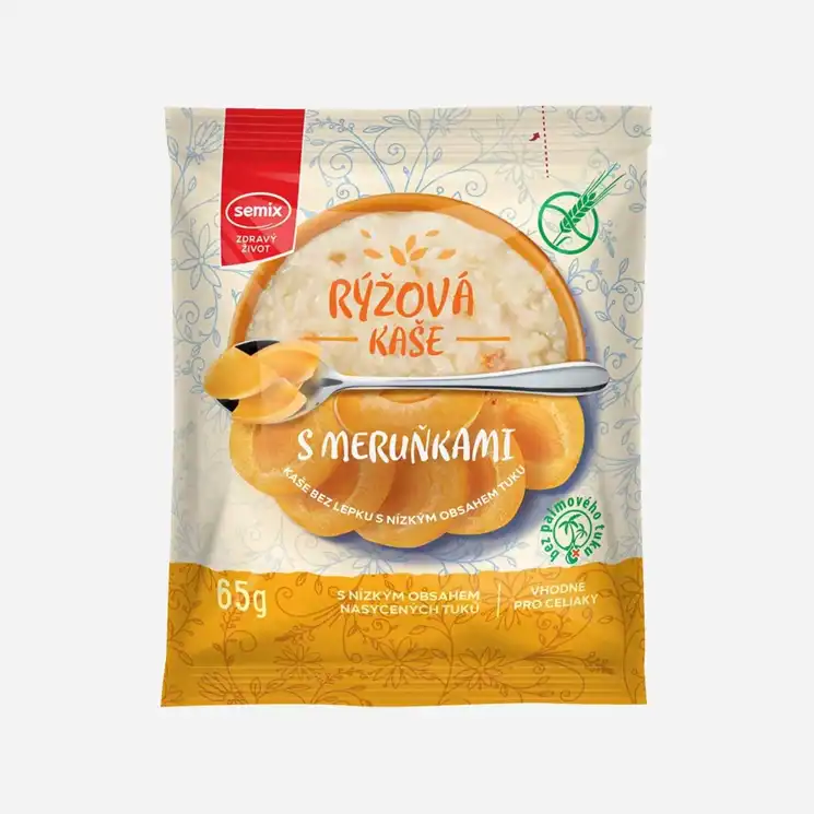 Rýžová kaše s meruňkami bez lepku