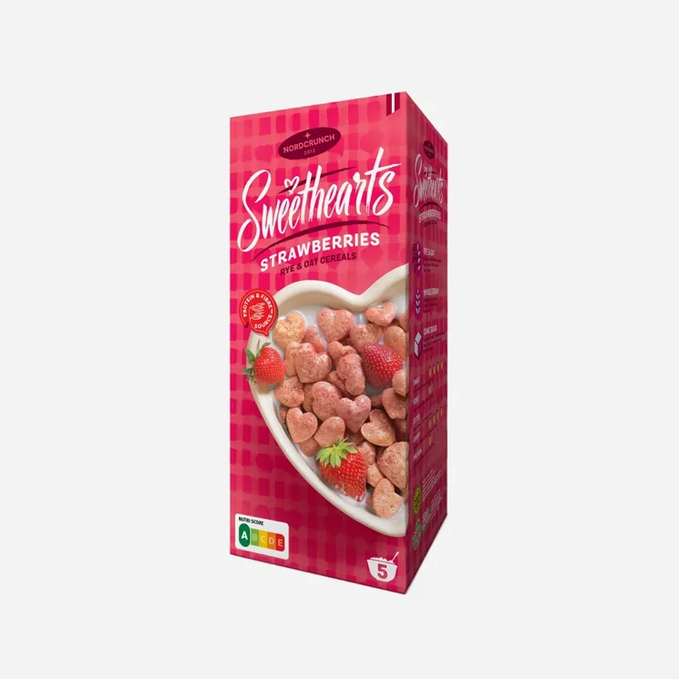 Sweethearts Cereální srdíčka s jahodami