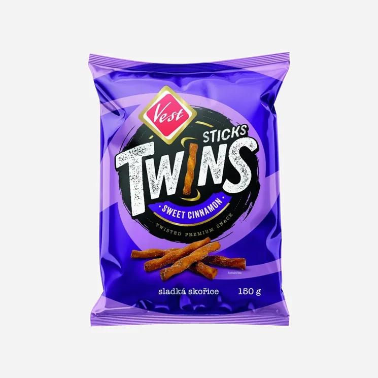 Twins sticks skořicové