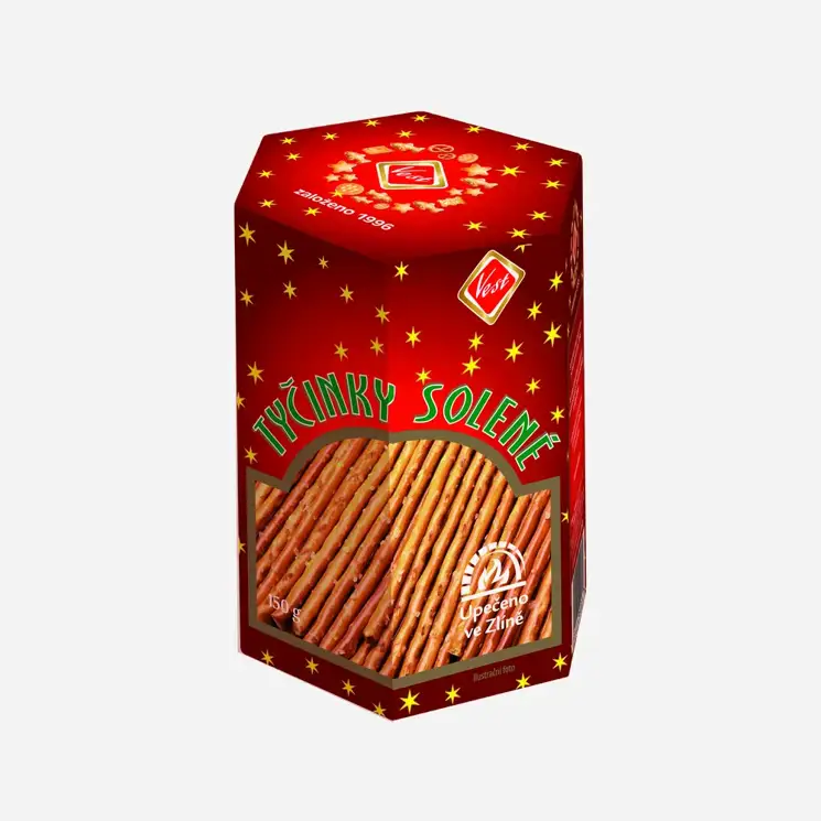 Tyčinky solené krabička