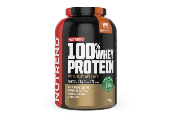 100% whey protein 2250 g - banán jahoda