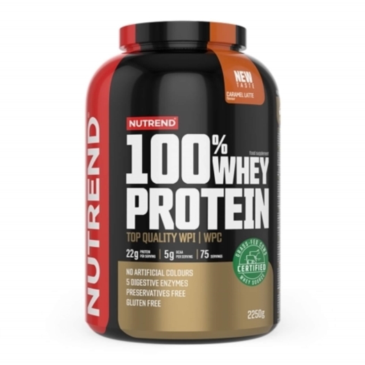 100% whey protein 2250 g - banán jahoda