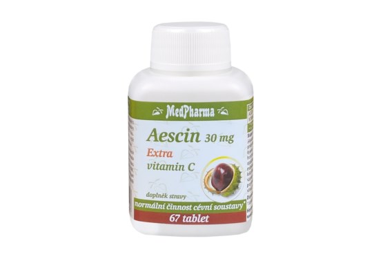 Aescin 30 mg a extra vitamín C 67 tablet