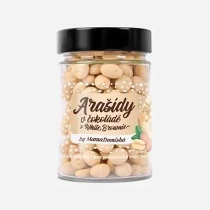 Arašídy ve White Brownie by @mamadomisha