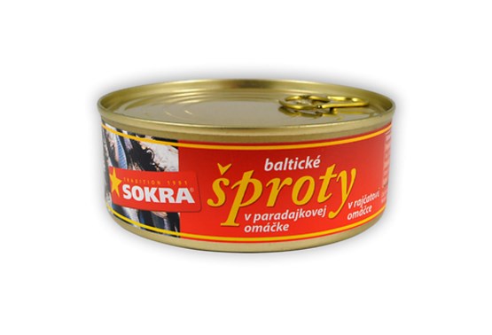 Baltické šproty v tomatové omáčce