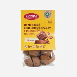 Bezlepkové pohankové hrudky s čokoládou BIO
