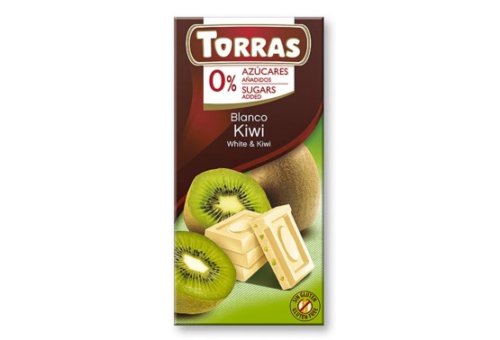 Bílá čokoláda s kiwi