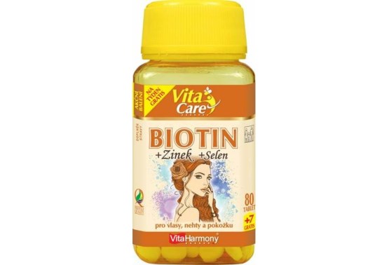 Biotin 300 mcg + Selen + Zinek