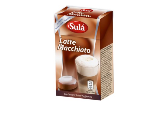 Bonbóny bez cukru Latte Macchiato