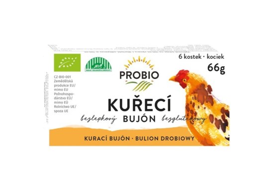 Bujón kuřecí BIO kostky