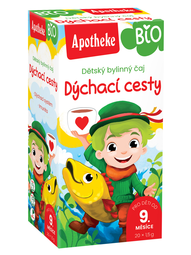 Bylinář Dětský čaj dýchací cesty BIO 20 sáčků