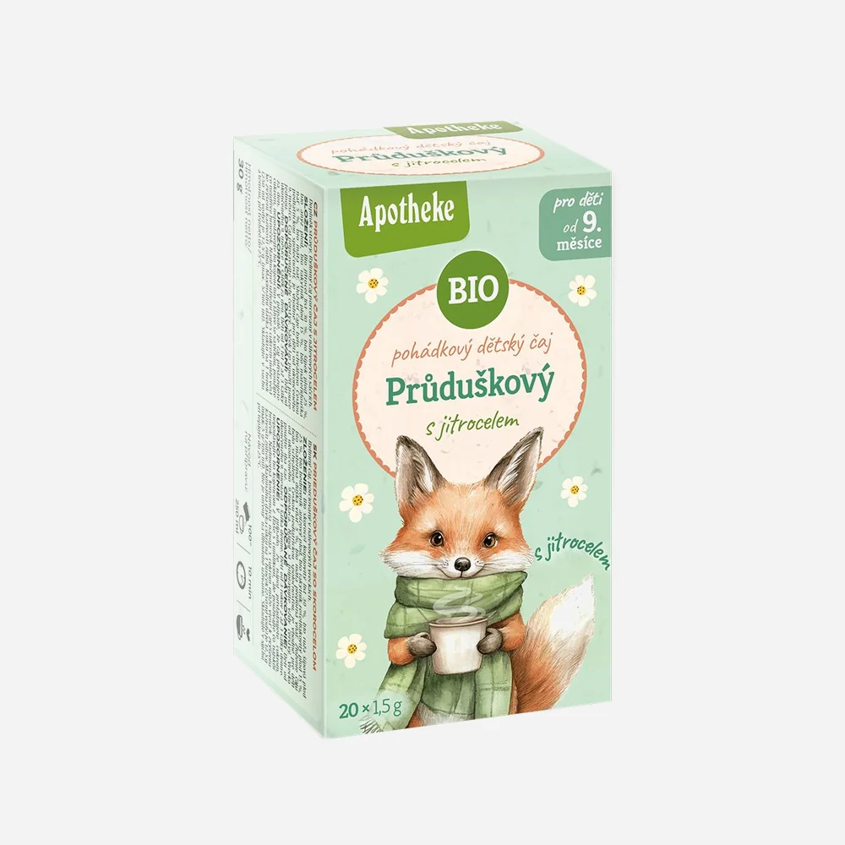 Čaj dětský průduškový s jitrocelem BIO