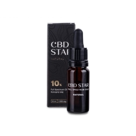 CBD STAR Natural olej 10% 10 ml CBD - expirace