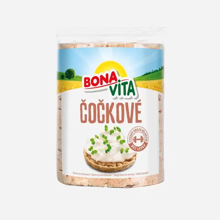 Celozrnné čočkové chlebíčky s mořskou solí