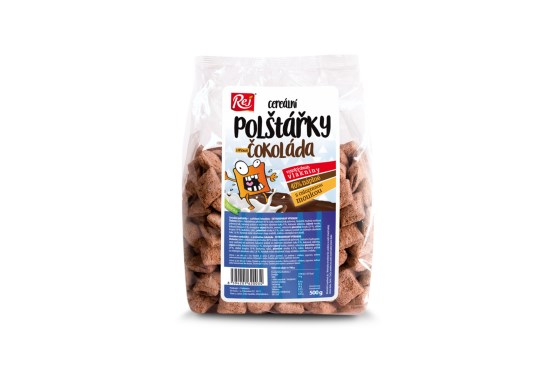 Cereální polštářky čokoládové