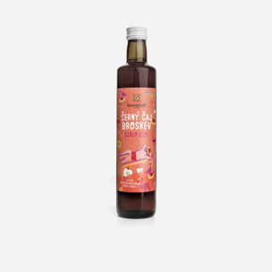 Černý čaj broskev sirup BIO