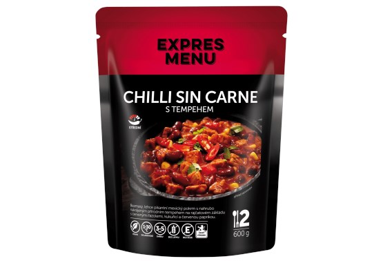 Chilli sin carne s tempehem