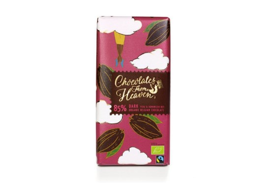 Chocolates From Heaven Hořká čokoláda Peru a Dominikánská republika 85% BIO