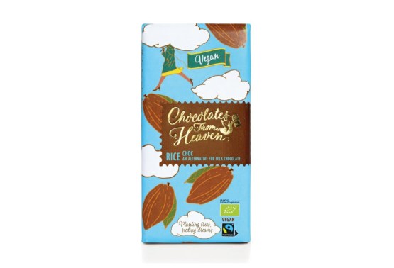 Chocolates From Heaven Rýžová VEGAN čokoláda 44% BIO