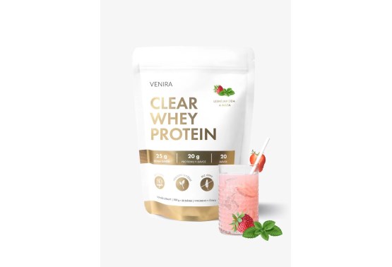 Clear whey protein / proteinová limonáda jahoda a máta