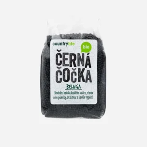 Čočka černá beluga BIO
