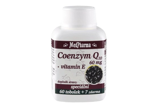 COENZYM Q10 + vitamín E 60mg 67 tablet