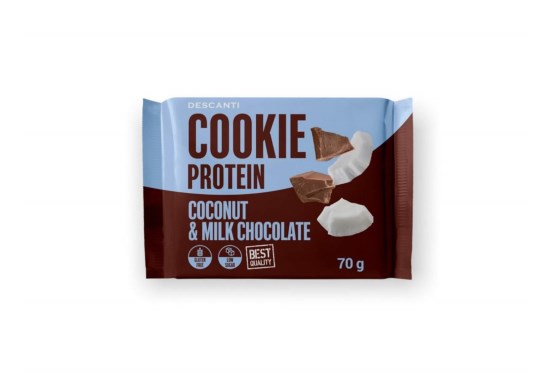 Cookie protein kokos a mléčná čokoláda