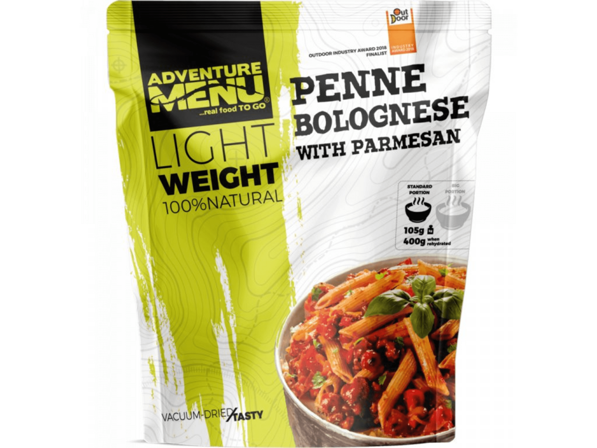 Adventure Menu Lightweight Penne s boloňskou omáčkou a parmezánem 400 g